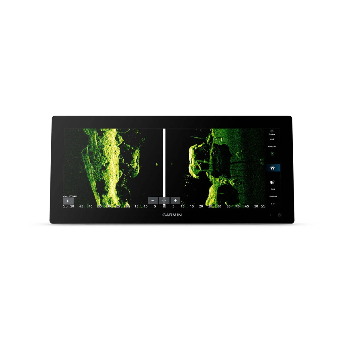 Garmin GPSMAP 1543xsv Chartplotter/Fishfinder, 15" Ultrawide Touchscreen, SideVü/ClearVü CHIRP Sonar, Navionics+ Mapping — Quality Boat Parts