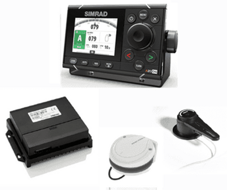 Simrad A2004 Autopilot Compass Pack, AC70 Autopilot Computer, RF300 Rudder Feedback, Precision-9 Compass — Quality Boat Parts