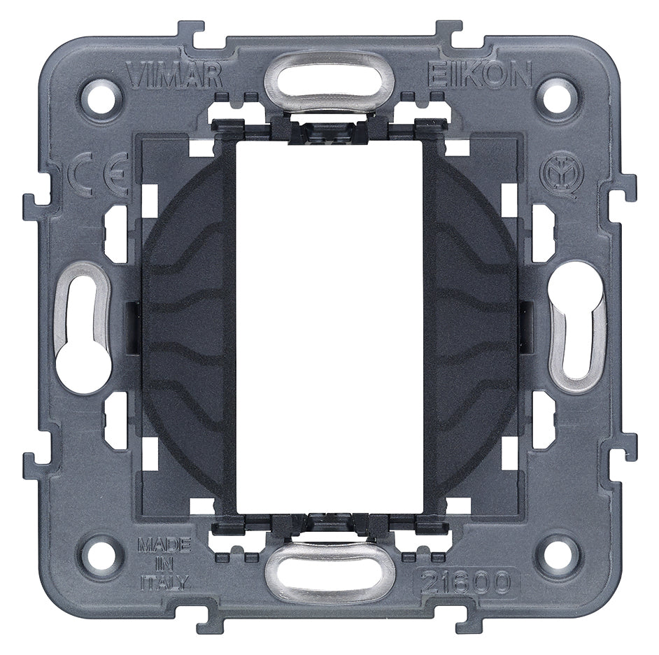 Vimar Eikon 1-Module Mounting Frame, No Screws, For 60 mm or 56 x 56 mm Boxes — Quality Boat Parts