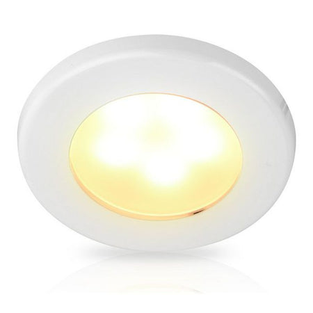 Hella Marine EuroLED 75 Dual Colour LED Downlight, Warm White/Red, 12V DC (9-16V), IP6K7, IP6K9K, Screw Mount, PWM or Resistive Dimming, 190 lm — Quality Boat Parts