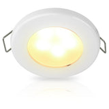 Hella Marine EuroLED 75 Dual Colour Recessed LED Downlight, Warm White and Red Light, 12V, 9-16V, Spring Mount, IP67, 190 lm — Quality Boat Parts