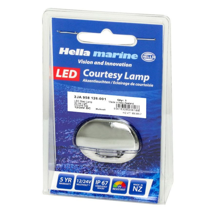 Hella Marine 8560 Easy Fit LED Step Lamp, 12/24V, IP67, 0.5W — Quality Boat Parts