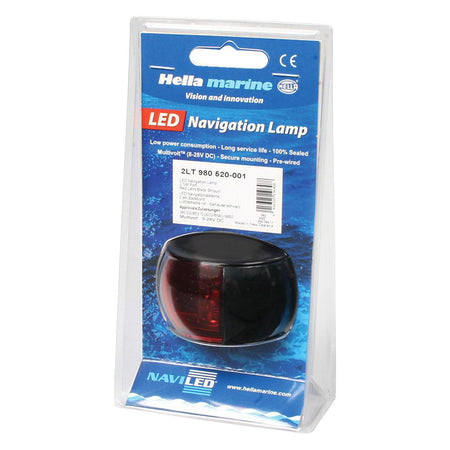 Hella Marine NaviLED Compact Port Navigation Light, 2NM, 9-32V DC, IP67 — Quality Boat Parts