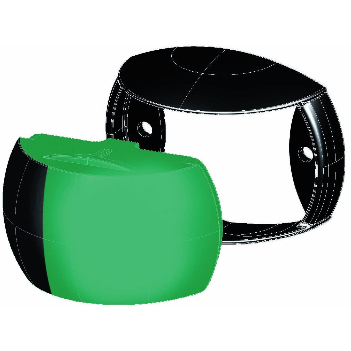 Hella Marine NaviLED Compact Starboard Navigation Light, 2NM, IP67 — Quality Boat Parts