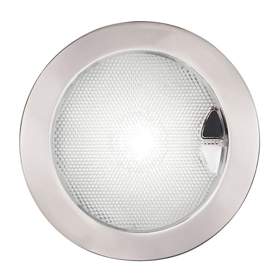Hella Marine EuroLED 150 Touch Downlight, Warm White/Red, 9-33V, Completely Sealed, Dimmable, 124mm Cutout — Quality Boat Parts