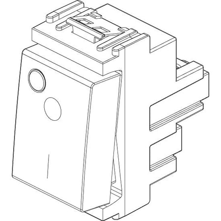Vimar Idea 2P 1-Way Switch, 16AX, 250V, IP40, Screw Terminal — Quality Boat Parts