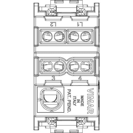 Vimar Idea 2P 1-Way Switch, 16AX, 250V, IP40, Screw Terminal — Quality Boat Parts