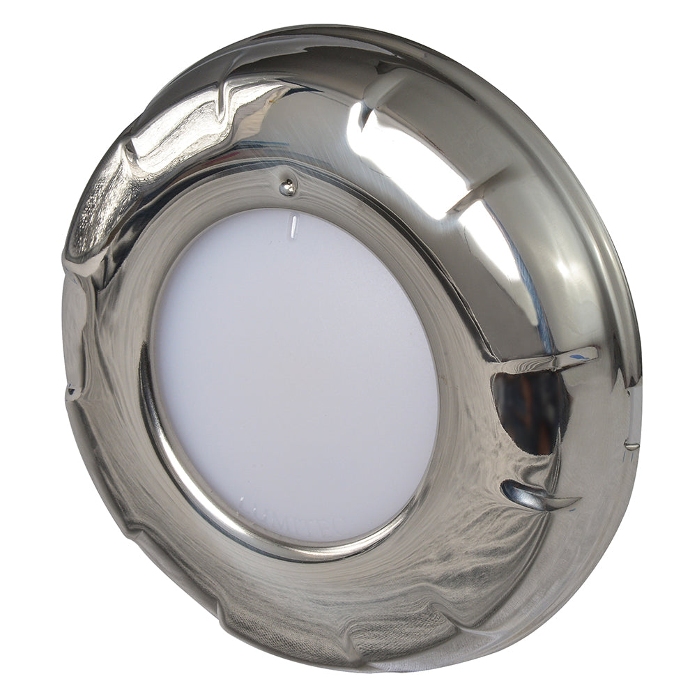Lumitec Aurora Surface Mount LED Dome Light, 10-30V, IP67, Dimmable, 4in Diameter, 0.73in Depth, Ignition Protected — Quality Boat Parts