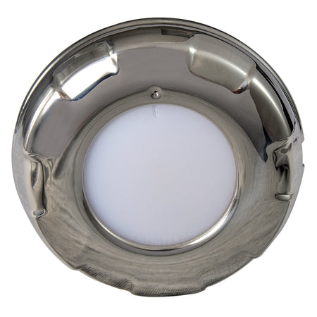 Lumitec Aurora Surface Mount LED Dome Light, 10-30V, IP67, Dimmable, 4in Diameter, 0.73in Depth, Ignition Protected — Quality Boat Parts