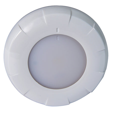 Lumitec Aurora Surface Mount LED Dome Light, 10-30V, IP67, Dimmable, 4in Diameter, 0.73in Depth, Ignition Protected — Quality Boat Parts