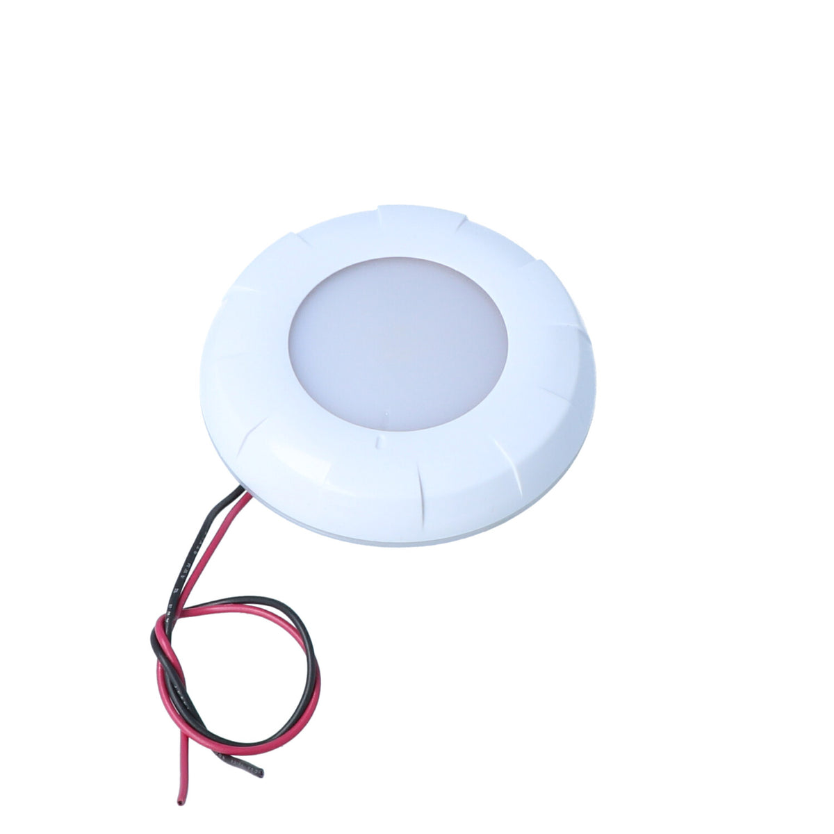 Lumitec Aurora Surface Mount LED Dome Light, 10-30V, IP67, Dimmable, 4in Diameter, 0.73in Depth, Ignition Protected — Quality Boat Parts
