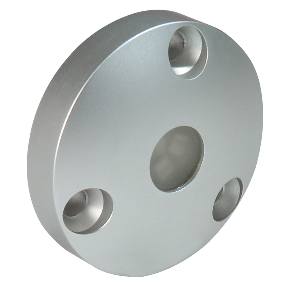 Lumitec Anywhere LED Utility Light, Surface Mount, 10-30VDC, IP67, 4W, Brushed Aluminum Housing, 1.73in Dia, 0.45in Depth — Quality Boat Parts