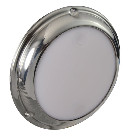Lumitec TouchDome LED Dome Light, Touch Control, Two-Color, Dimmable, 10-30V, IP67, Stainless Steel — Quality Boat Parts