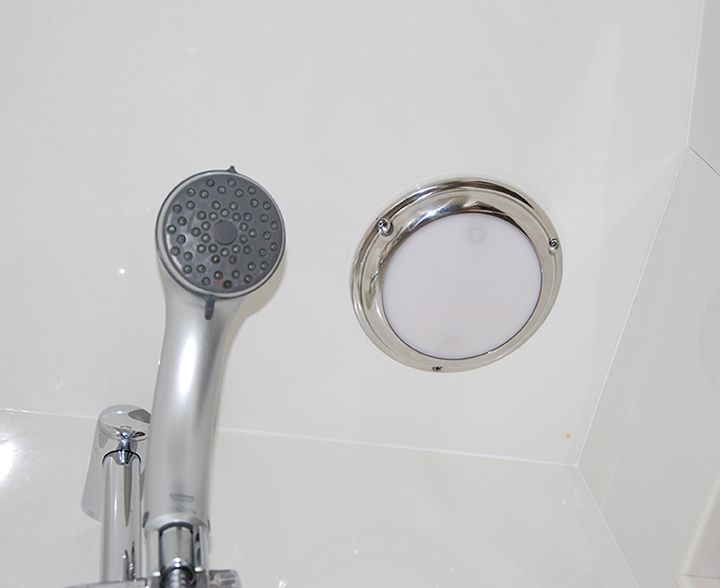 Lumitec TouchDome LED Dome Light, Touch Control, Two-Color, Dimmable, 10-30V, IP67, Stainless Steel — Quality Boat Parts