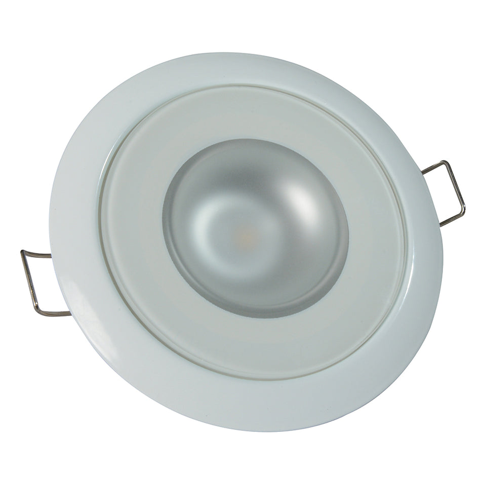 Lumitec Mirage Round Flush Mount LED Down Light, 10-30V DC, IP67, 3-6W — Quality Boat Parts