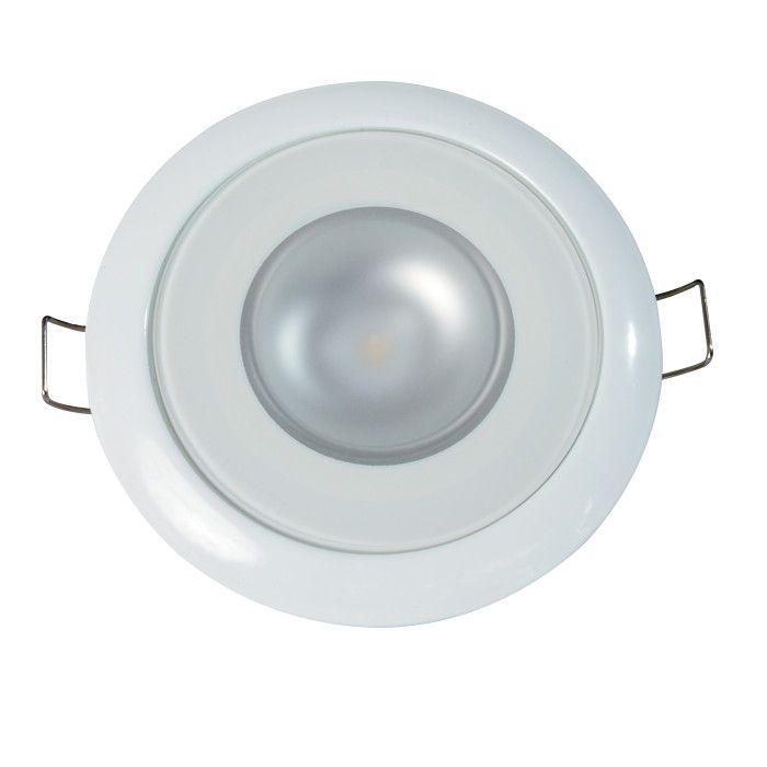 Lumitec Mirage Round Flush Mount LED Down Light, 10-30V DC, IP67, 3-6W — Quality Boat Parts