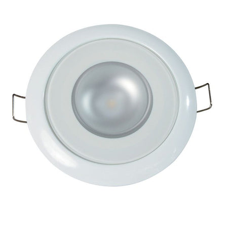 Lumitec Mirage Round Flush Mount LED Down Light, 10-30V DC, IP67, 3-6W — Quality Boat Parts