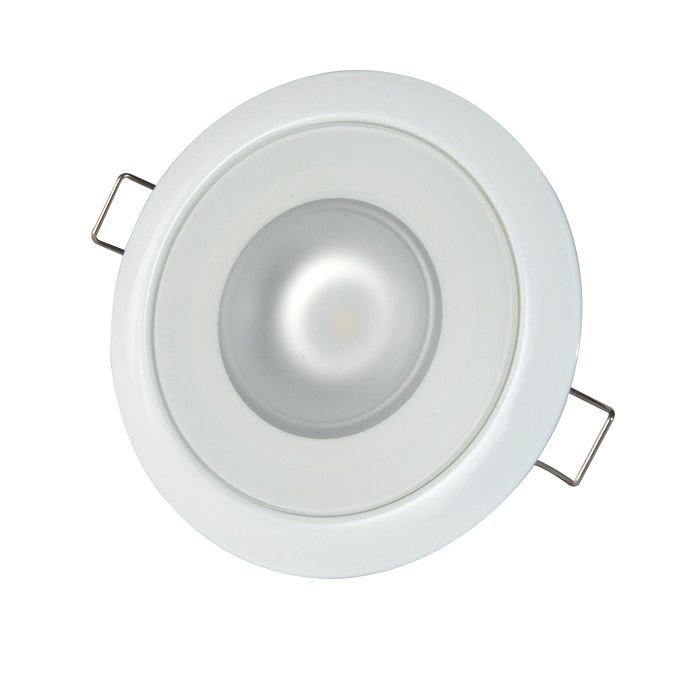 Lumitec Mirage Round Flush Mount LED Down Light, 10-30V DC, IP67, 3-6W — Quality Boat Parts