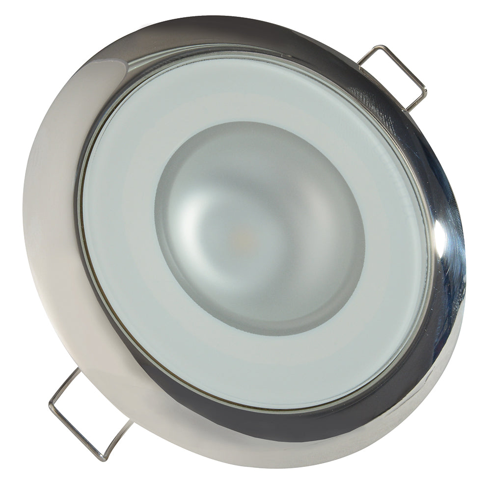Lumitec Mirage Round Flush Mount LED Down Light, 10-30V DC, IP67, 3-6W — Quality Boat Parts