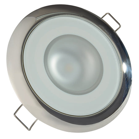 Lumitec Mirage Round Flush Mount LED Down Light, 10-30V DC, IP67, 3-6W — Quality Boat Parts