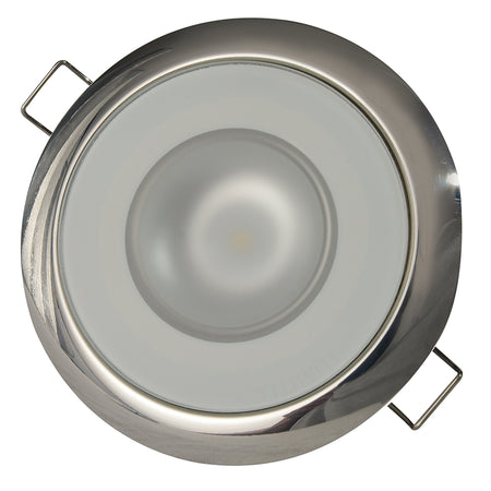 Lumitec Mirage Round Flush Mount LED Down Light, 10-30V DC, IP67, 3-6W — Quality Boat Parts
