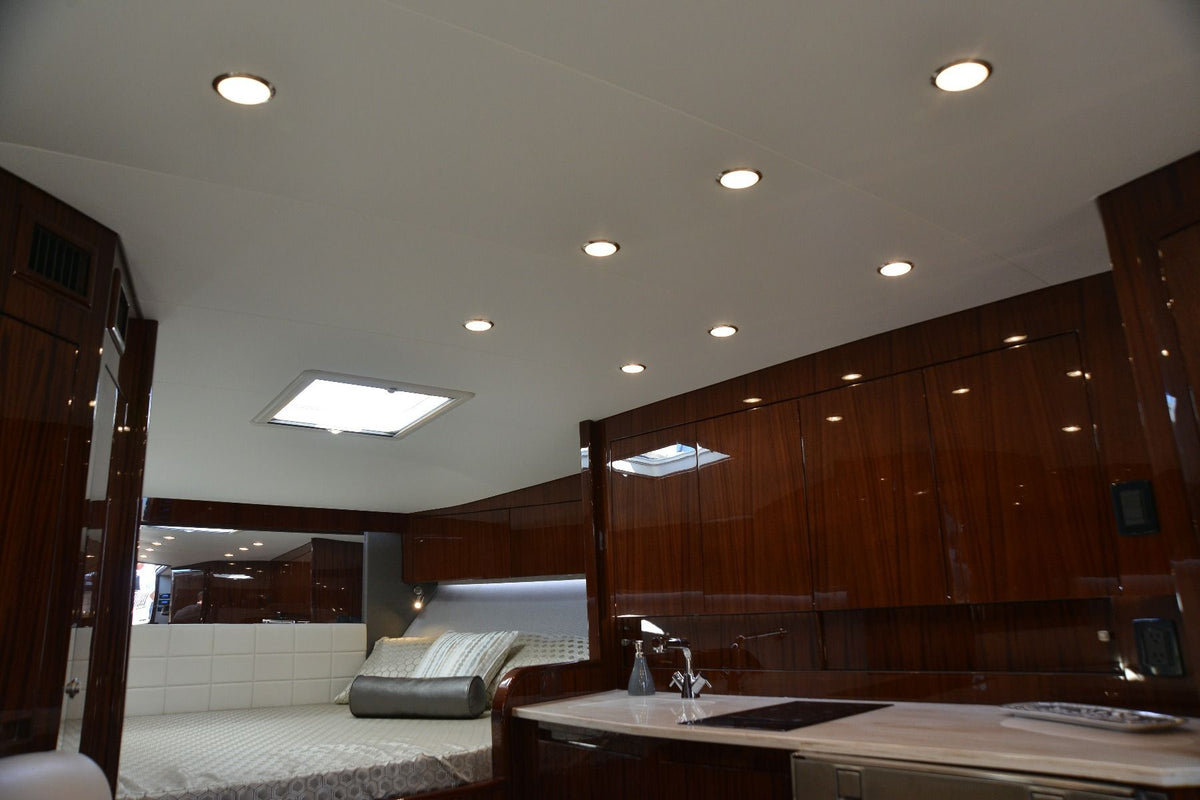 Lumitec Mirage Round Flush Mount LED Down Light, 10-30V DC, IP67, 3-6W — Quality Boat Parts