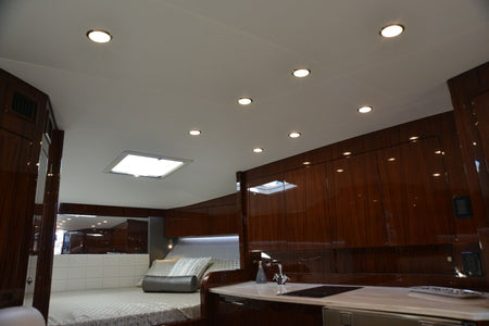 Lumitec Mirage Round Flush Mount LED Down Light, 10-30V DC, IP67, 3-6W — Quality Boat Parts