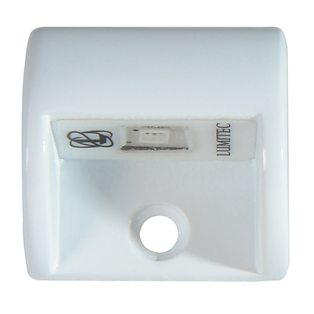 Lumitec Andros LED Courtesy Light, 10-16V, IP67, SS316, 1 x 1 in — Quality Boat Parts
