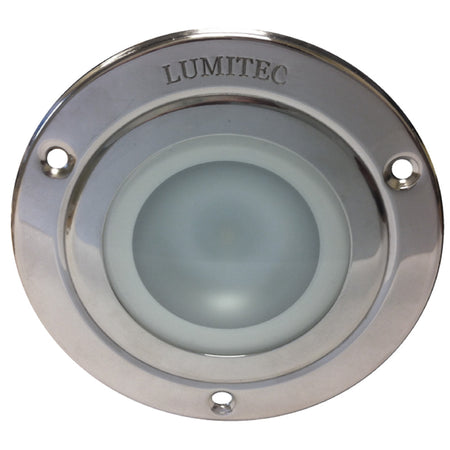 Lumitec Shadow Flush Mount LED Down Light, 10-30V DC, IP67, 3.5 in Diameter, 2 in Cutout, 1.1 in Depth — Quality Boat Parts