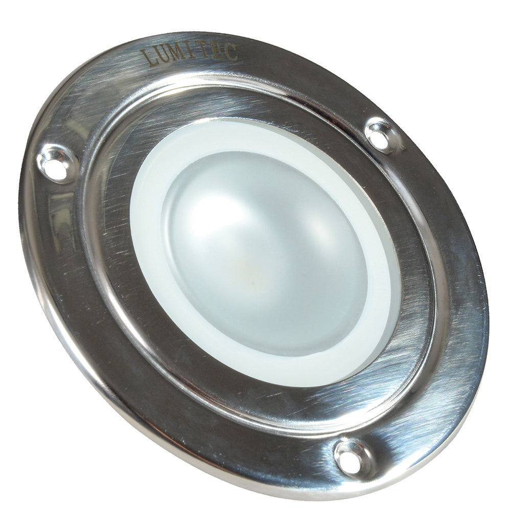 Lumitec Shadow Flush Mount LED Down Light, 10-30V DC, IP67, 3.5 in Diameter, 2 in Cutout, 1.1 in Depth — Quality Boat Parts