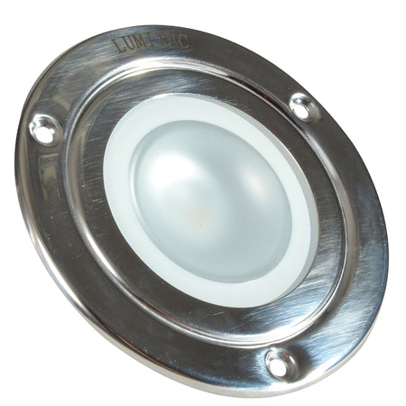 Lumitec Shadow Flush Mount LED Down Light, 10-30V DC, IP67, 3.5 in Diameter, 2 in Cutout, 1.1 in Depth — Quality Boat Parts