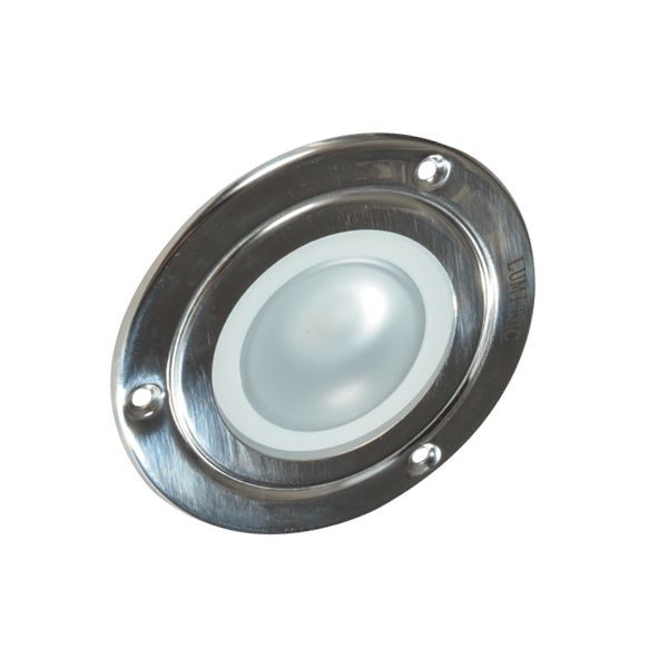 Lumitec Shadow Flush Mount LED Down Light, 10-30V DC, IP67, 3.5 in Diameter, 2 in Cutout, 1.1 in Depth — Quality Boat Parts