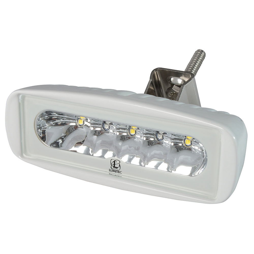 Lumitec Caprera2 Bracket Mount LED Flood Light, 2-Color, 10-30V, IP67 — Quality Boat Parts