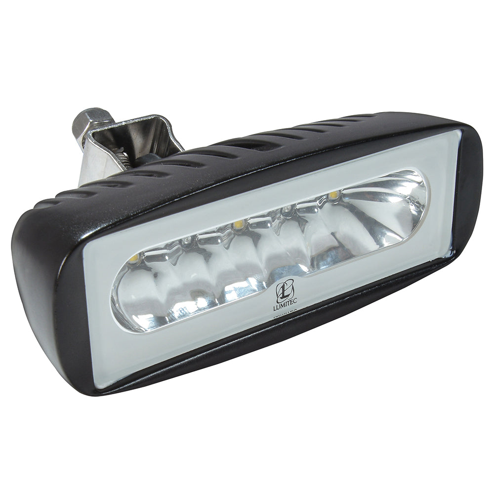 Lumitec Caprera2 Bracket Mount LED Flood Light, 2-Color, 10-30V, IP67 — Quality Boat Parts
