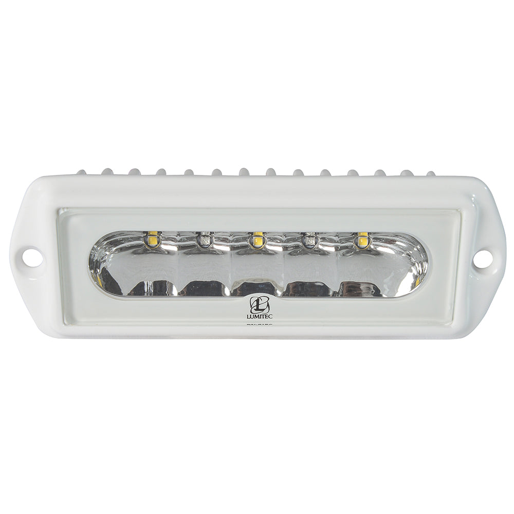 Lumitec Capri2 Flush Mount LED Flood Light, 10-30V, IP67, 16W, Two-Color, Dimmable — Quality Boat Parts