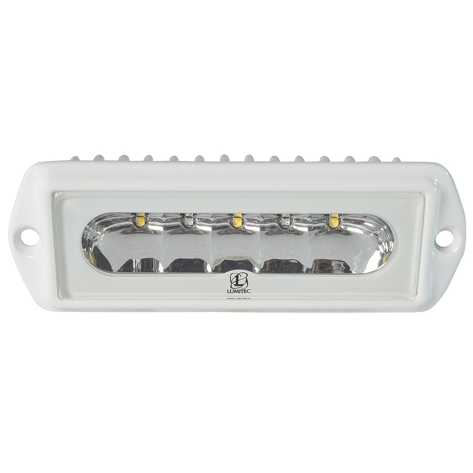 Lumitec Capri2 Flush Mount LED Flood Light, 10-30V, IP67, 16W, Two-Color, Dimmable — Quality Boat Parts