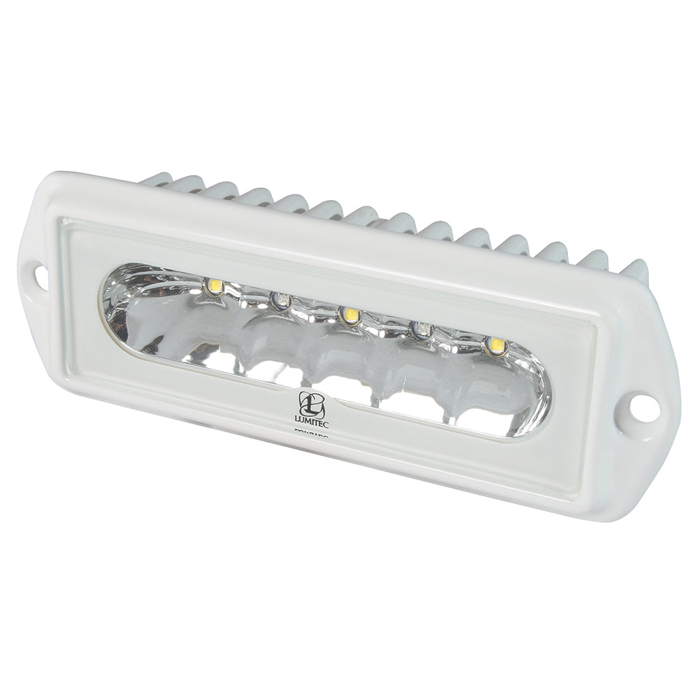 Lumitec Capri2 Flush Mount LED Flood Light, 10-30V, IP67, 16W, Two-Color, Dimmable — Quality Boat Parts