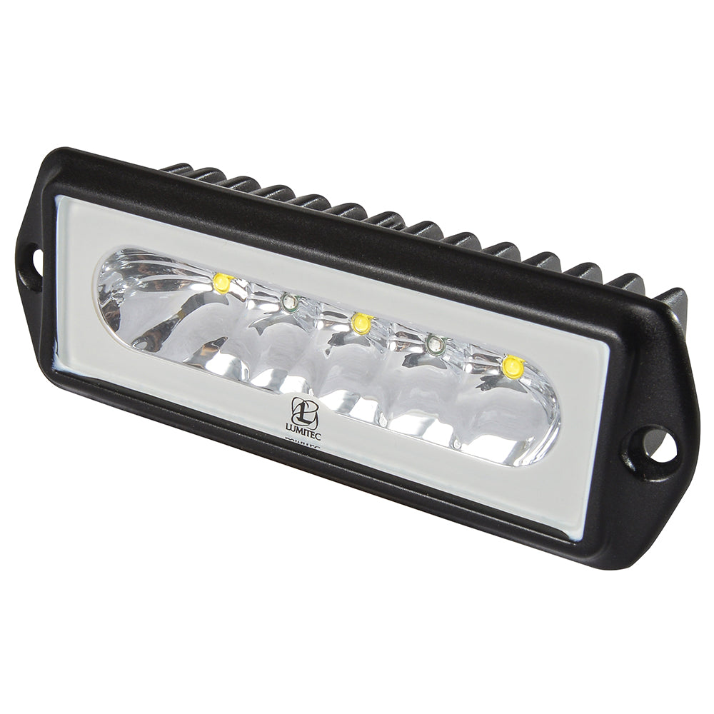 Lumitec Capri2 Flush Mount LED Flood Light, 10-30V, IP67, 16W, Two-Color, Dimmable — Quality Boat Parts