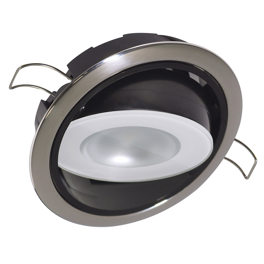 Lumitec Mirage Positionable LED Down Light, 10-30V DC, IP67, 33° Pivot, 2.72 in Cutout — Quality Boat Parts