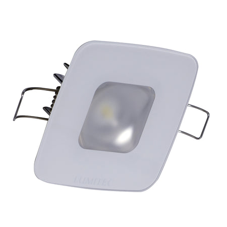 Lumitec Square Mirage LED Down Light, 10-30V, IP67, 2 in Cutout, Flush Mount — Quality Boat Parts