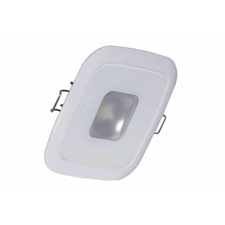 Lumitec Square Mirage LED Down Light, 10-30V, IP67, 2 in Cutout, Flush Mount — Quality Boat Parts