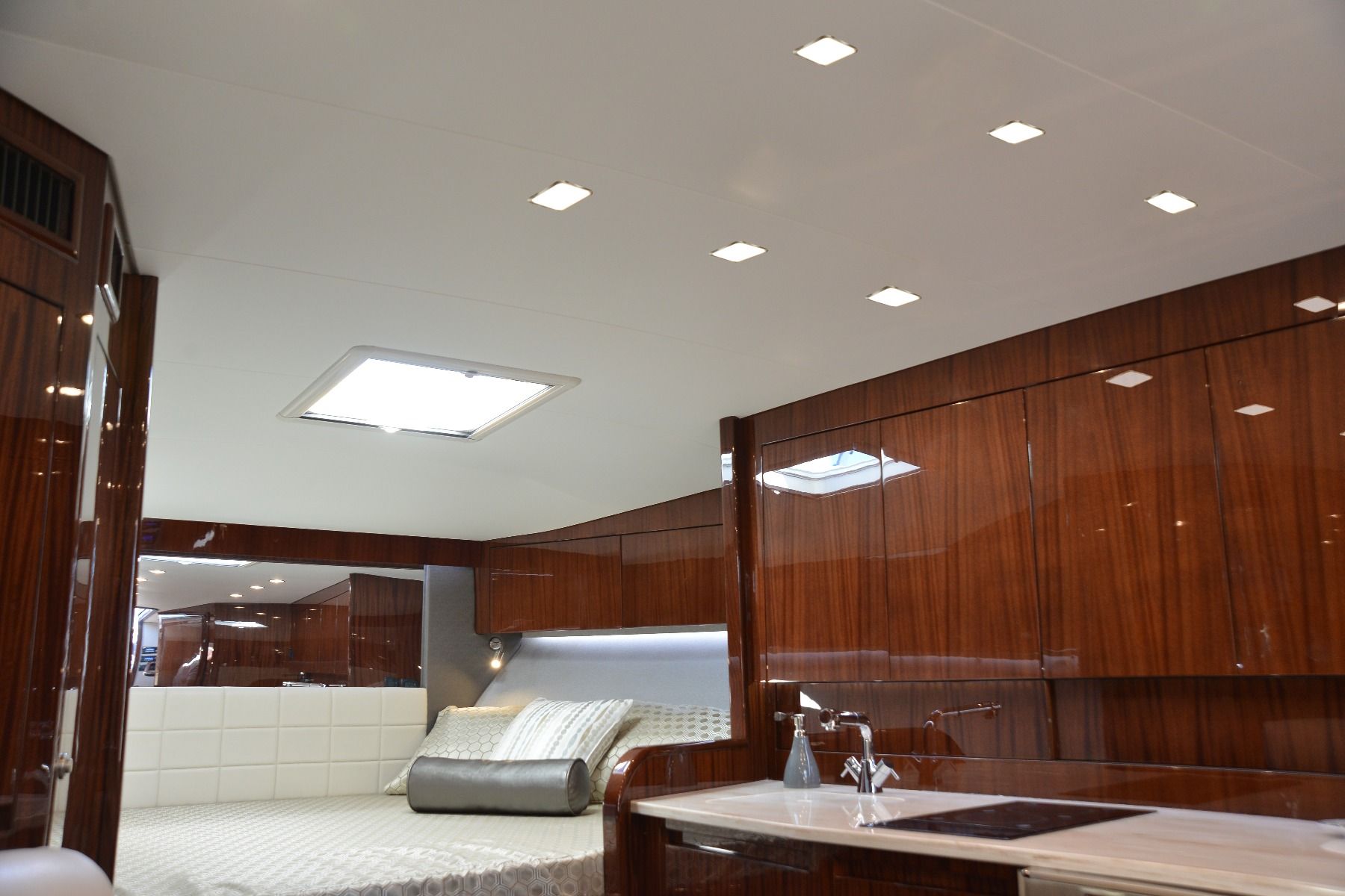 Lumitec Square Mirage LED Down Light, 10-30V, IP67, 2 in Cutout, Flush Mount — Quality Boat Parts