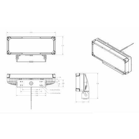 Lumitec Maxillume TR150 LED Deck Light, 20,000 lm, 10-36VDC, IP67 — Quality Boat Parts