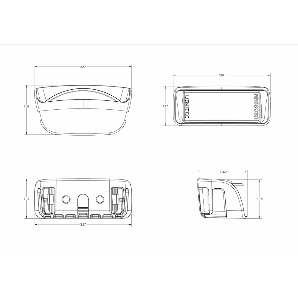 Lumitec Contour Drop-In Navigation Lights, LED, 10-30V, USCG 2NM, ABYC A16 — Quality Boat Parts