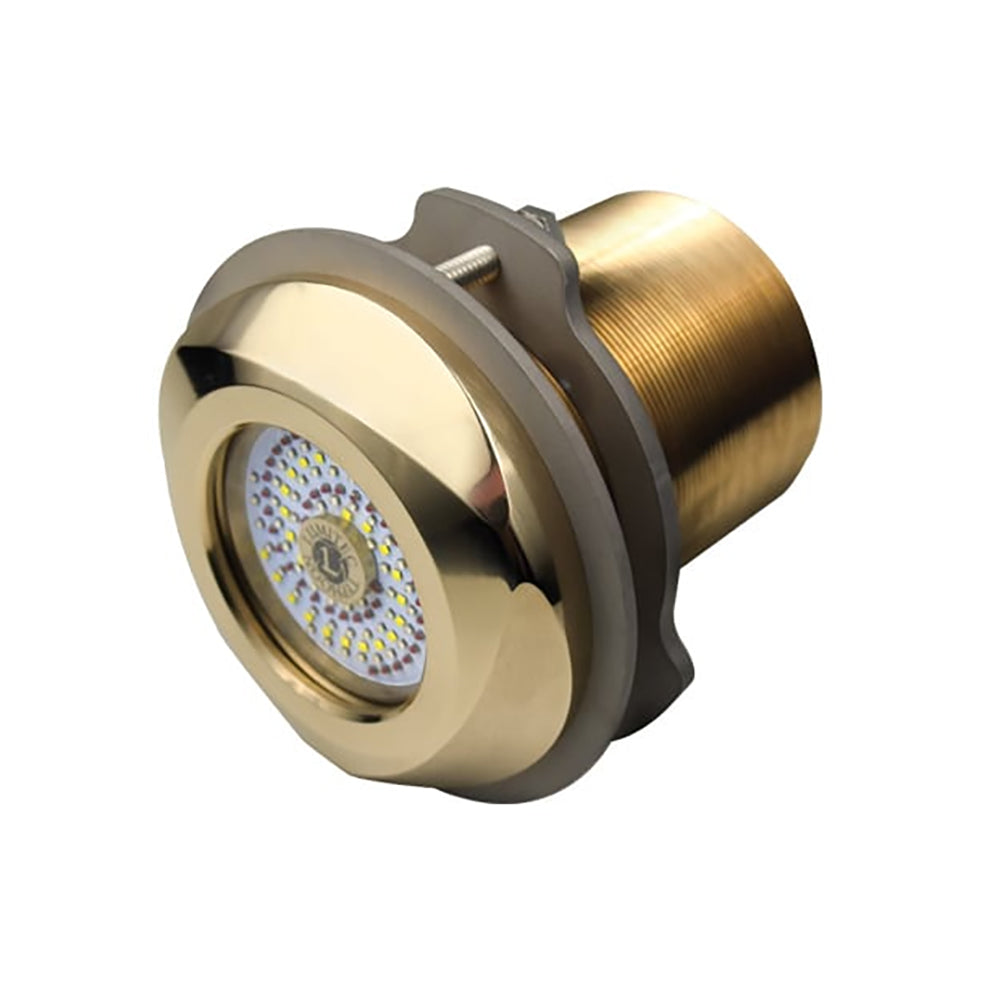 Lumitec SeaBlaze Typhoon Through-Hull Underwater LED Light, Bronze Housing, 10-30V DC, IP68, 10,000+ Lumens — Quality Boat Parts