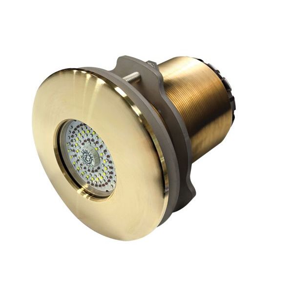 Lumitec SeaBlaze Typhoon Through-Hull Underwater LED Light, Bronze Housing, 10-30V DC, IP68, 10,000+ Lumens — Quality Boat Parts