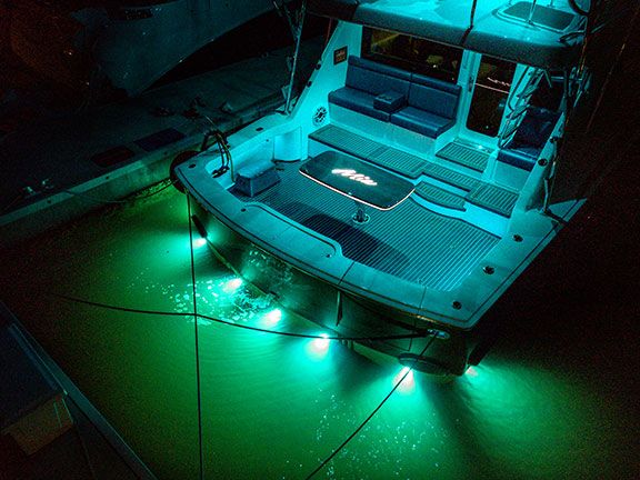 Lumitec SeaBlaze Typhoon Through-Hull Underwater LED Light, Bronze Housing, 10-30V DC, IP68, 10,000+ Lumens — Quality Boat Parts