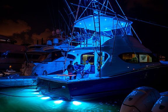 Lumitec SeaBlaze Typhoon Through-Hull Underwater LED Light, Bronze Housing, 10-30V DC, IP68, 10,000+ Lumens — Quality Boat Parts