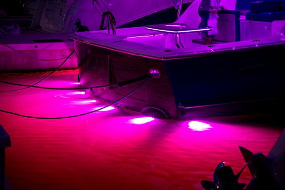 Lumitec SeaBlaze Typhoon Through-Hull Underwater LED Light, Bronze Housing, 10-30V DC, IP68, 10,000+ Lumens — Quality Boat Parts