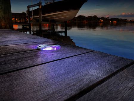 Lumitec Scallop Surface Mount Pathway Light, Mantis & Kraken Compatible, 10-30V DC, IP67, PLI/TTP Enabled — Quality Boat Parts